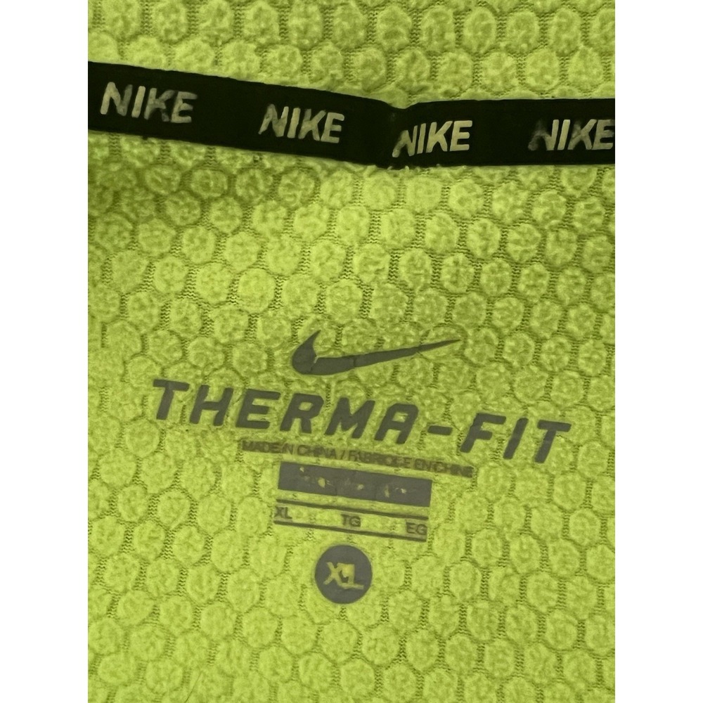 Nike Men's ThermaFit Sphere Scuba Max Full Zip Jacket Mens XL 644314 Black/Green - Picture 8 of 12